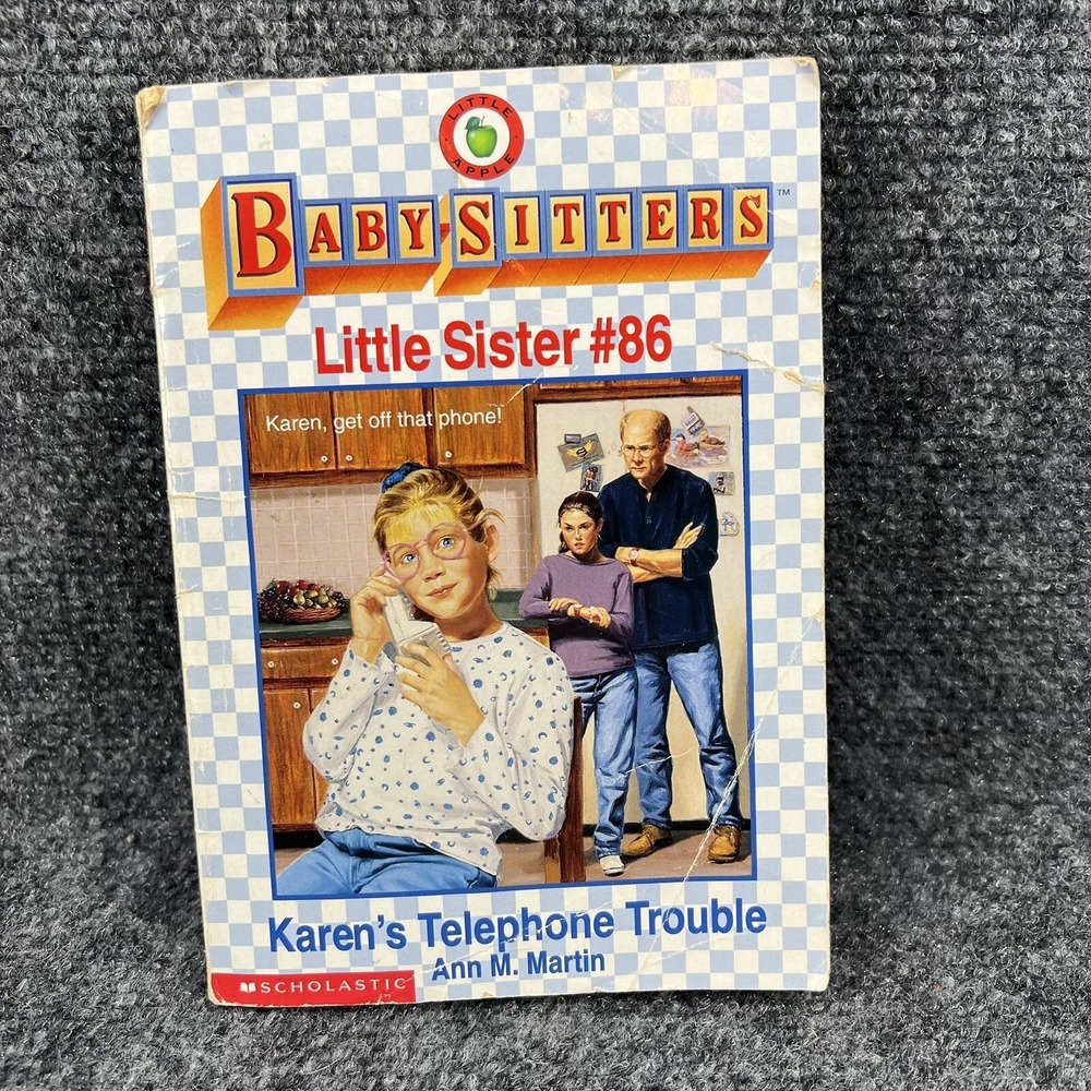 Karen's Telephone Trouble #86 BABY-SITTERS Little Sister (Ann M. Martin, 1997)